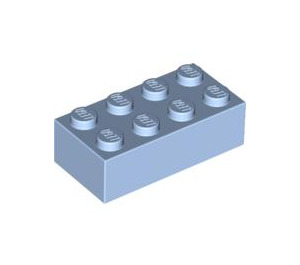 LEGO Helder Lichtblauw Steen 2 x 4 (3001 / 72841)