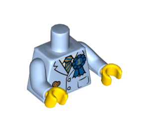 LEGO Azul claro brillante Perro Show Winner Minifigura Torso (973 / 88585)