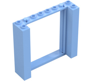 LEGO Leuchtendes Hellblau Tür Rahmen 2 x 8 x 6 (80400)