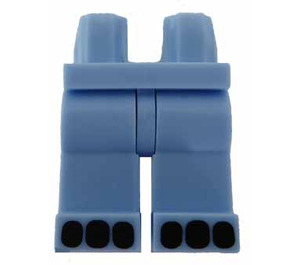 LEGO Helles Hellblau Beine mit Schwarz Hund Claws (3815)