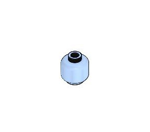 LEGO Bright Light Blue Minifigure Head (Safety Stud) (3626 / 88475)