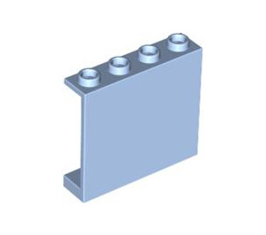 LEGO Bleu clair brillant Panneau 1 x 4 x 3 sans supports latéraux, tenons creux (4215 / 30007)