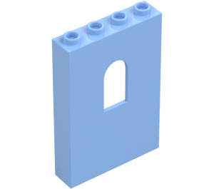 LEGO Leuchtendes Hellblau Paneel 1 x 4 x 5 mit Fenster (60808)