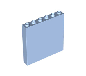 LEGO Bleu clair brillant Panneau 1 x 6 x 5 (35286 / 59349)
