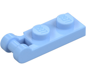 LEGO Bright Light Blue Plate 1 x 2 with End Bar Handle (60478)