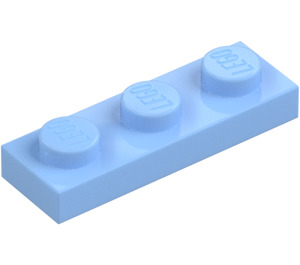 LEGO Azzurro brillante Piastra 1 x 3 (3623)