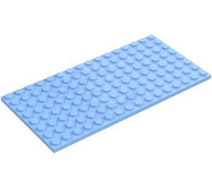 LEGO Bright Light Blue Plate 8 x 16 (92438)