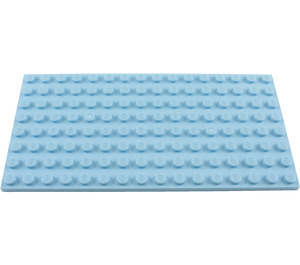 LEGO Bleu clair brillant assiette 8 x 16 (92438)