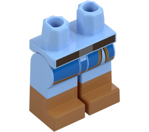 LEGO Bright Light Blue Prince Florian Minifigure Hips and Legs (73200 / 104013)