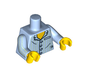 LEGO Leuchtendes Hellblau Sleepyhead Torso (973 / 88585)