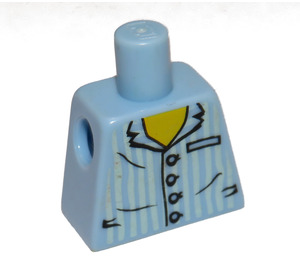 LEGO Azul claro brillante Sleepyhead Torso sin brazos (973)