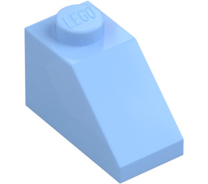 LEGO Bright Light Blue Slope 1 x 2 (45°) (3040 / 6270)