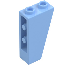 LEGO Helder lichtblauw Helling 1 x 2 x 3 (75°) Omgekeerd (2449)