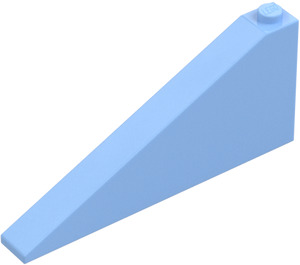 LEGO Bright Light Blue Slope 1 x 8 x 3 (25°) (49618)