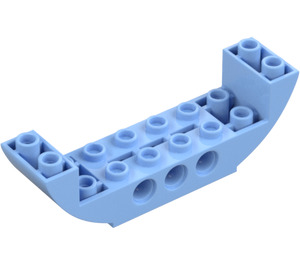 LEGO Bright Light Blue Slope 2 x 8 x 2 Curved Inverted Double (11301 / 28919)