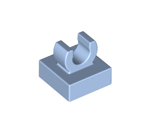 LEGO Helles Hellblau Fliese 1 x 1 mit Clip (Erhöhtes "C") (15712 / 44842)