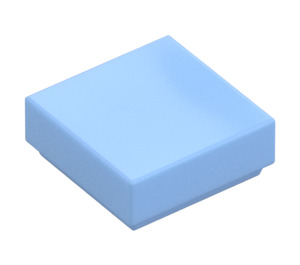 LEGO Bright Light Blue Tile 1 x 1 with Groove (3070 / 30039)