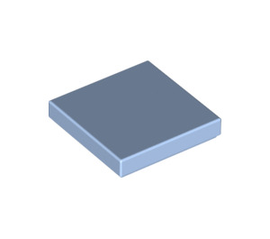 LEGO Bright Light Blue Tile 2 x 2 with Groove (3068 / 88409)