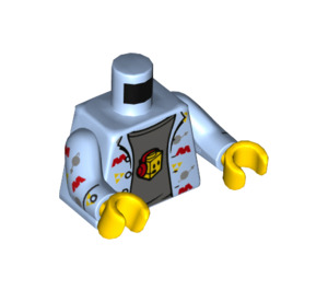 LEGO Leuchtendes Hellblau Video Game Champ Minifigur Torso (973 / 76382)