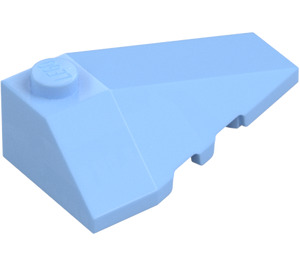 LEGO Bright Light Blue Wedge 2 x 4 Triple Right (43711)