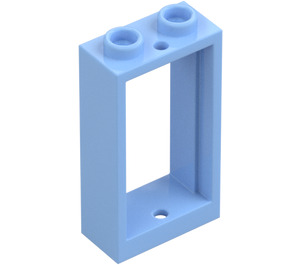 LEGO Bright Light Blue Window Frame 1 x 2 x 3 without Sill (3662 / 60593)