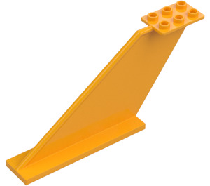 LEGO Bright Light Orange Aircraft Tail 12 x 2 x 5 (18988 / 87614)