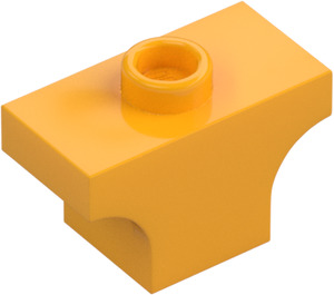 LEGO Klar Ljus Orange Båge 1 x 2 Fönster Joiner (38583)