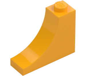 LEGO Lysorange Hvælving 1 x 3 x 2 med Inside Sløjfe (18653)