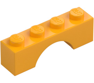 LEGO Světle oranžová Klenba 1 x 4 (3659)