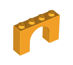 LEGO Orange clair brillant Arche
 1 x 4 x 2 (6182)