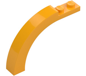 LEGO Leuchtendes helles Orange Bogen 1 x 6 x 3.3 mit Gebogenes Oberteil (6060 / 30935)