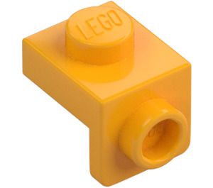 LEGO Naranja claro brillante Soporte 1 x 1 con 1 x 1 Placa Abajo (36841)