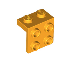 LEGO Helder Lichtoranje Beugel 1 x 2 met 2 x 2 (21712 / 44728)