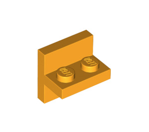 LEGO Orange clair brillant Support 1 x 2 avec Verticale Tuile 2 x 2 (41682)