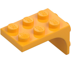 LEGO Bright Light Orange Bracket 3 x 2 with Plate 2 x 2 Downwards (69906)