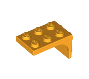 LEGO Bright Light Orange Bracket 3 x 2 with Plate 2 x 2 Downwards (69906)