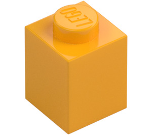 LEGO Arancione chiaro brillante Mattoncino 1 x 1 (3005 / 30071)