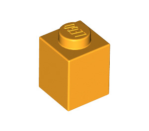 LEGO Orange clair brillant Brique 1 x 1 (3005 / 30071)