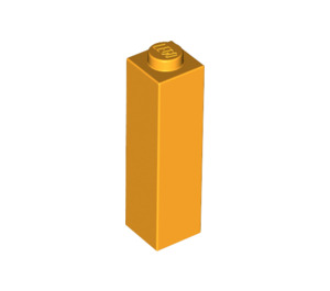 LEGO Orange clair brillant Brique 1 x 1 x 3 (14716)