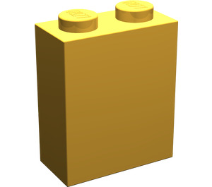LEGO Orange clair brillant Brique 1 x 2 x 2 avec support d'essieu intérieur (3245)