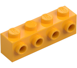 LEGO Bright Light Orange Brick 1 x 4 with 4 Studs on One Side (30414)