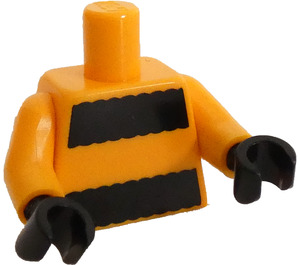 LEGO Leuchtendes helles Orange Bumblebee Mädchen Torso (973 / 88585)