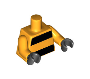 LEGO Bright Light Orange Bumblebee Girl Torso (973 / 88585)