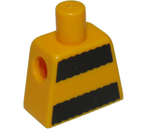 LEGO Leuchtendes helles Orange Bumblebee Mädchen Torso ohne Arme (973)