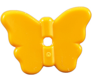 LEGO Bright Light Orange Butterfly with Hole