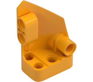 LEGO Lysorange buet Panel 1 Venstre (87080)