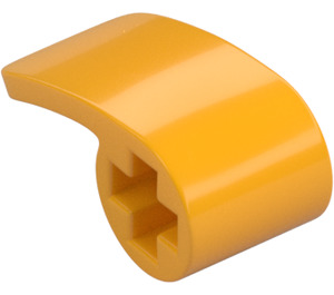 LEGO Arancione chiaro brillante Curvo Pannello 2 x 1 x 1 (89679)