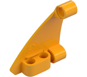 LEGO Klar Ljus Orange Böjd Panel 63 Vänster  (80278)