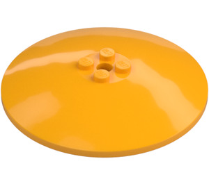 LEGO Lysorange Dish 8 x 8 (3961 / 18859)