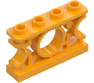 LEGO Bright Light Orange Fence 1 x 4 x 2 with 4 Knobs (5103)